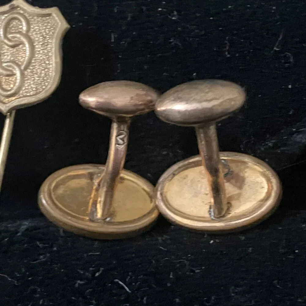 Antique & Vintage Masonic Shriner Jewelry Lot Cufflinks Stick Pin 32 Odd Fellows